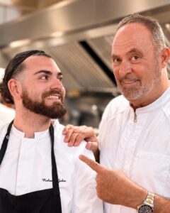 Gabin et Hubert, chefs de cuisine du Pressoir